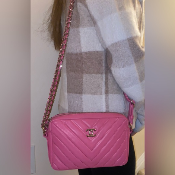 CHANEL Bags New Chanel Promenade Camera Crossbody Bag Chevron